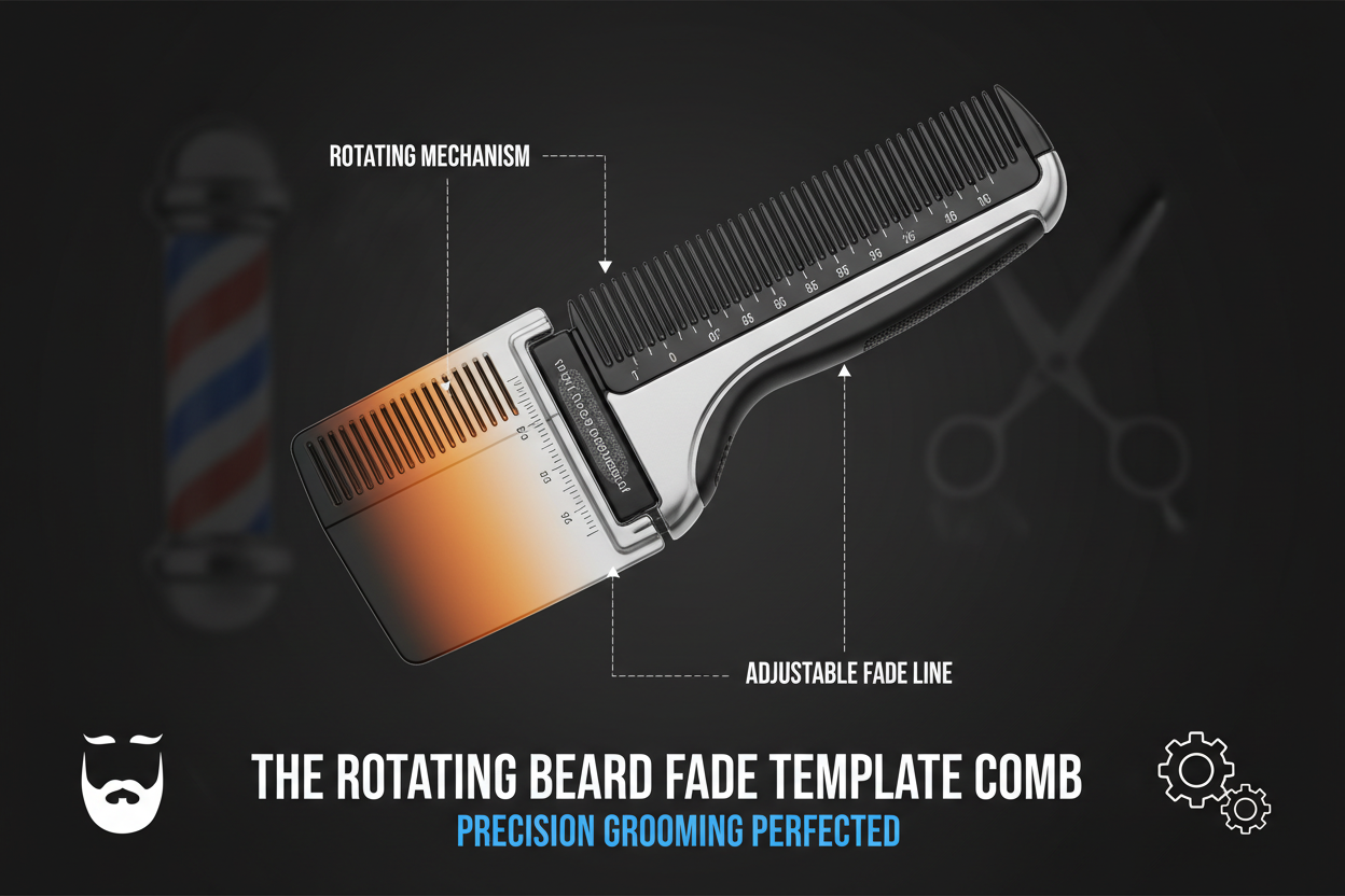 The Rotating Beard Fade Template Comb: Educational Guide