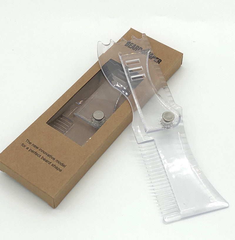Rotating Beard Fade Template Comb