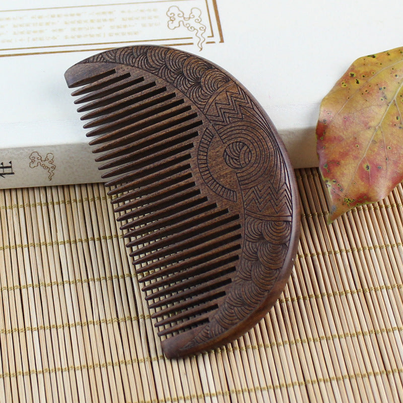 Gold Wire Sandalwood Fade Comb