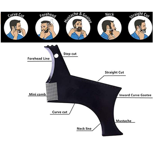 Beard Fade Styling Comb